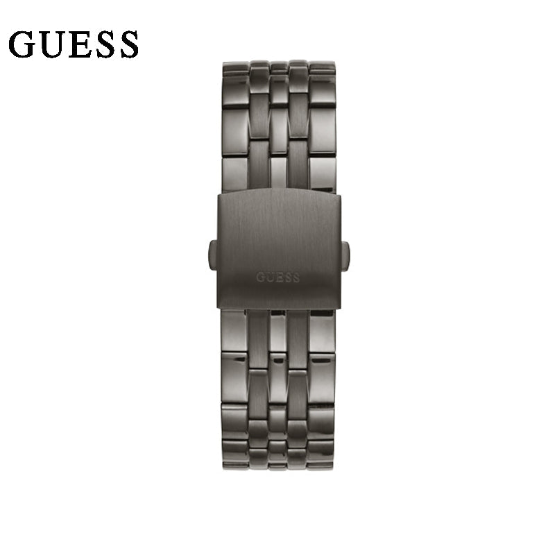 Guess Odyssey Quartz Blue Dial Gunmetal Steel Strap Watch For Men - W1107G5 Buy Now By Guess