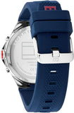 Tommy Hilfiger Justin Chronograph Blue Dial Blue Rubber Strap Watch for Men - 1792057 Buy Now By Tommy Hilfiger
