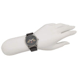 Gucci G Timeless Bee Black Dial Black Leather Strap Watch For Women - YA1264067 Buy Now By Gucci