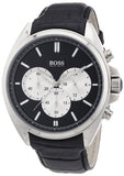 Hugo Boss Driver Black Dial Black Leather Strap Watch for Men - 1512879 Buy Now By Hugo Boss