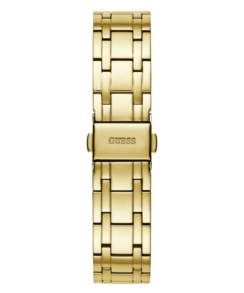 Guess Cosmo Diamonds Green Dial Gold Steel Strap Watch for Women - GW0033L8 Buy Now By Guess