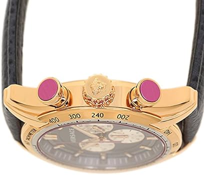 Versace V-Ray Blue Chronograph Blue Dial Blue Leather Strap Watch for Men - VDB030014 Buy Now By Versace