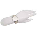 Coach Perry Silver DIal White Leather Strap Watch for Women - 14503116 Buy Now By Coach