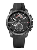 Tommy Hilfiger Decker Black Dial Black Rubber Strap Watch for Men - 1791352 Buy Now By Tommy Hilfiger