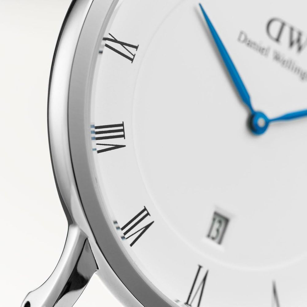 Daniel Wellington Dapper Cornwall White Dial Blue Nylon Strap Watch For Men - DW00100262 Buy Now By Daniel Wellington