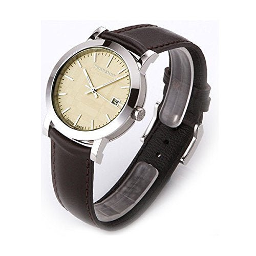 Burberry Heritage Beige Dial Brown Leather Strap Watch for Men - BU1777 Buy Now By Burberry