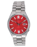 Citizen x Pantone Automatic Blazing Red Dial Silver Steel Strap Watch For Men - NJ0158-89W Buy Now By Citizen