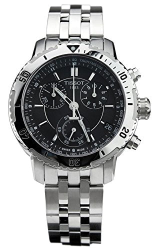 Tissot PRS 200 Grey Dial Chronograph Grey Dial Silver Steel Strap Watch For Men - T067.417.11.051.00 Buy Now By Tissot