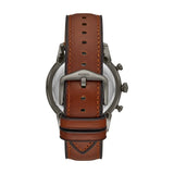 Fossil Townsman Chronograph Gray Dial Brown Leather Strap Watch for Men - FS5522 Buy Now By Fossil