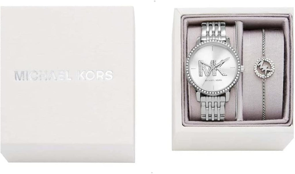 Michael Kors Melissa Quartz Silver Dial Silver Steel Strap Watch for Women - MK4370 Buy Now By Michael Kors