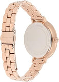 Michael Kors Charley Three-Hand Analog Rose Gold Dial Rose Gold Steel Strap Watch for Women - MK4400 Buy Now By Michael Kors
