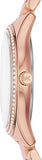 Michael Kors Lauryn Mother of Pearl Dial Rose Gold Dial Rose Gold Steel Strap Watch For Women - MK4491 Buy Now By Michael Kors