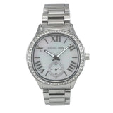 Michael Kors Sage Three-Hand White Dial Silver Steel Strap Watch for Women - MK4807 Buy Now By Michael Kors