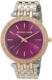 Michael Kors Darci Purple Dial Two Tone Steel Strap Watch for Women - MK3353 Buy Now By Michael Kors