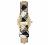 Burberry The City Diamonds Mother of Pearl Dial Brown Leather Strap Watch for Women - BU9226 Buy Now By Burberry