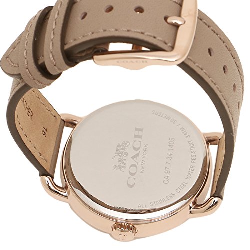 Coach Delancey Grey Dial Brown Leather Strap Watch for Women - 14502797 Buy Now By Coach