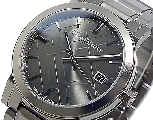 Burberry The City Grey Dial Gunmetal Steel Strap Watch for Men - BU9007 Buy Now By Burberry