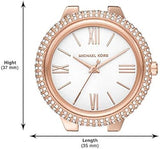 Michael Kors Taryn Quartz White Dial Rose Gold Steel Strap Watch For Women - MK4460 Buy Now By Michael Kors