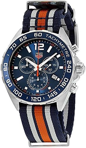Tag Heuer Formula 1 Quartz Blue Dial Two Tone NATO Strap Watch for Men - WAZ1010.FC8196 Buy Now By Tag Heuer