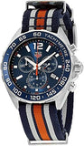 Tag Heuer Formula 1 Quartz Blue Dial Two Tone NATO Strap Watch for Men - WAZ1010.FC8196 Buy Now By Tag Heuer