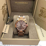Burberry The City Light Brown Dial Rose Gold Steel Strap Watch for Women - BU9005 Buy Now By Burberry