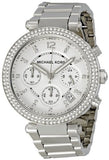 Michael Kors Parker Silver Dial Silver Steel Strap Watch for Women - MK5353 Buy Now By Michael Kors