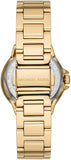 Michael Kors Camille Analog Red Dial Gold Steel Strap Watch For Women - MK7196 Buy Now By Michael Kors