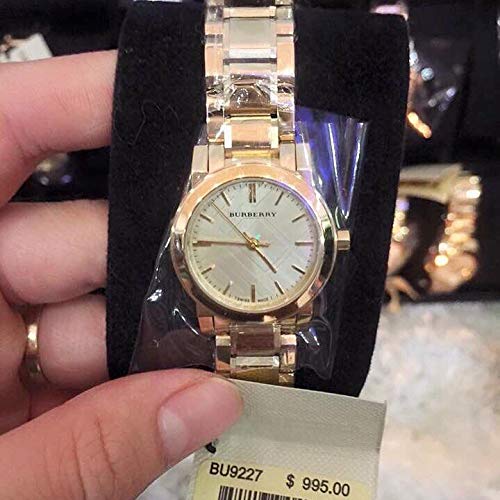 Burberry The City Gold Dial Gold Steel Strap Watch for Women - BU9227 Buy Now By Burberry