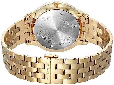 Versace Univers Quartz White Dial Gold Steel Strap Watch for Men - VEBK00518 Buy Now By Versace