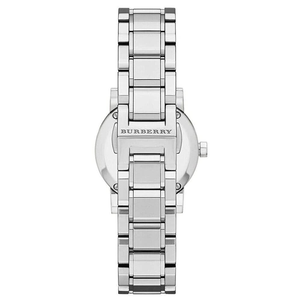 Burberry The City Diamonds Pink Dial Silver Steel Strap Watch for Women - BU9231 Buy Now By Burberry