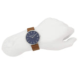 Coach Charles Blue Dial Brown Leather Strap Watch for Men - 14602151 Buy Now By Coach