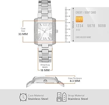 Michael Kors Emery Three-Hand Crystals White Dial Silver Steel Strap Watch for Women - MK4642 Buy Now By Michael Kors