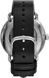 Emporio Armani Meccanico Skeleton Black Dial Black Leather Strap Watch For Men - AR60026 Buy Now By Emporio Armani