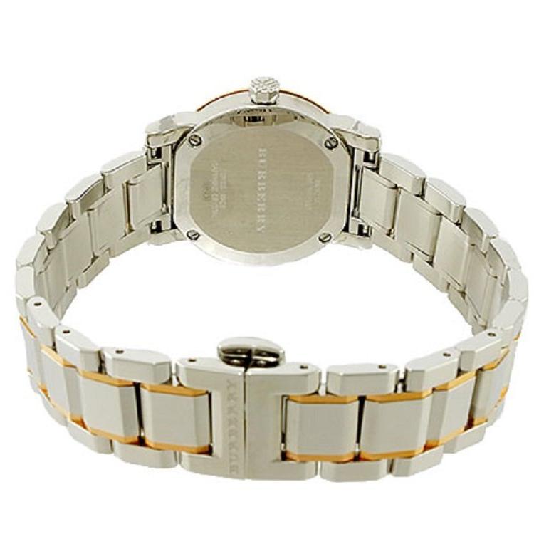 Burberry The City Silver Dial Two Tone Steel Strap Watch for Women - BU9214 Buy Now By Burberry