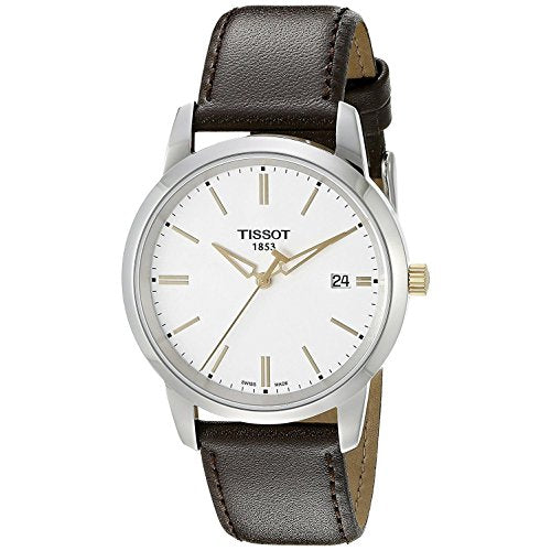 Tissot T Classic Dream White Dial Brown Leather Strap Watch for Men - T033.410.26.011.01 Buy Now By Tissot