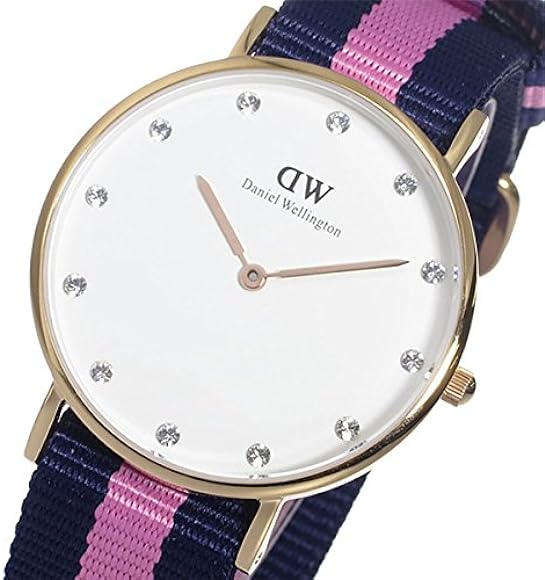 Daniel Wellington Classy Winchester White Dial Two Tone NATO Strap Watch For Women - DW00100077 Buy Now By Daniel Wellington
