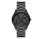 Michael Kors Slim Runway Analog Black Dial Black Steel Strap Watch For Women - MK4734 Buy Now By Michael Kors