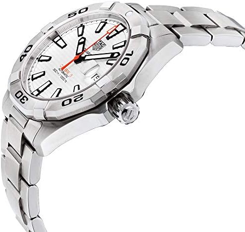 Tag Heuer Aquaracer Automatic White Dial Silver Steel Strap Watch for Men - WBD2111.BA0928 Buy Now By Tag Heuer