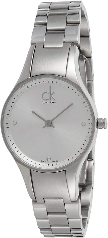 Calvin Klein Simplicity White Dial Silver Steel Strap Watch for Women - K4323101 Buy Now By Calvin Klein