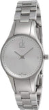 Calvin Klein Simplicity White Dial Silver Steel Strap Watch for Women - K4323101 Buy Now By Calvin Klein
