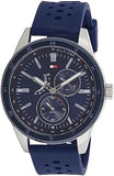 Tommy Hilfiger Austin Quartz Blue Dial Blue Rubber Strap Watch for Men - 1791635 Buy Now By Tommy Hilfiger