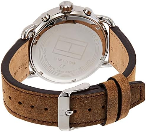 Tommy Hilfiger Briggs Chronograph Blue Dial Brown Leather Strap Watch for Men - 1791424 Buy Now By Tommy Hilfiger