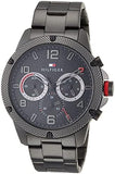 Tommy Hilfiger Blaze Chronograph Black Dial Black Steel Strap Watch For Men - 1792030 Buy Now By Tommy Hilfiger