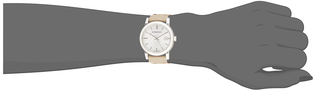 Burberry The City White Dial Beige Leather Strap Watch for Women - BU9132 Buy Now By Burberry