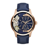 Fossil Townsman Twist Skeleton Blue Dial Blue Leather Strap Watch for Men - ME1138 Buy Now By Fossil