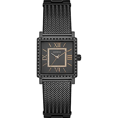 Guess Highline Black Dial Black Mesh Bracelet Watch for Women - W0826L4 Buy Now By Guess
