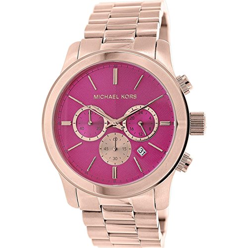 Michael Kors Runway Pink Dial Rose Gold Steel Strap Watch for Women - MK5931 Buy Now By Michael Kors