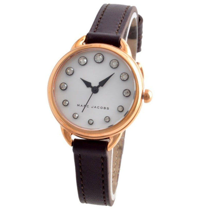 Marc Jacobs Betty White Dial Brown Leather Strap Watch for Women - MJ1481 Buy Now By Marc Jacobs