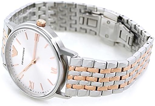 Emporio Armani Kappa Quartz Silver Dial Two Tone Mesh Bracelet Watch For Men - AR11093 Buy Now By Emporio Armani