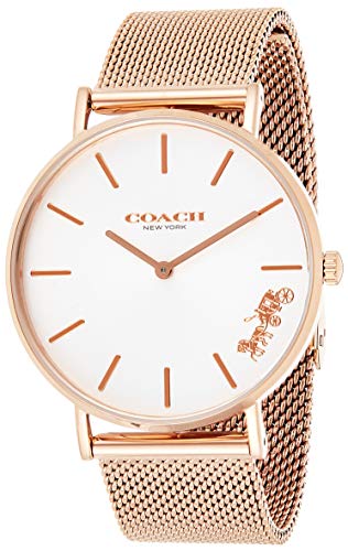 Coach Perry White Rose Gold Mesh Bracelet Watch for Women - 14503126 Buy Now By Coach